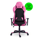 CADEIRA GAMER E ESCRITÓRIO XT RACER DEFENDER ROSA (ATENDE NORMA NR17)