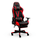 CADEIRA GAMER E ESCRITÓRIO XT RACER VIKING VERMELHA COM APOIO PARA AS PERNAS