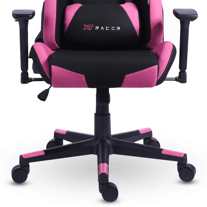 CADEIRA GAMER E ESCRITÓRIO XT RACER DEFENDER ROSA (ATENDE NORMA NR17)