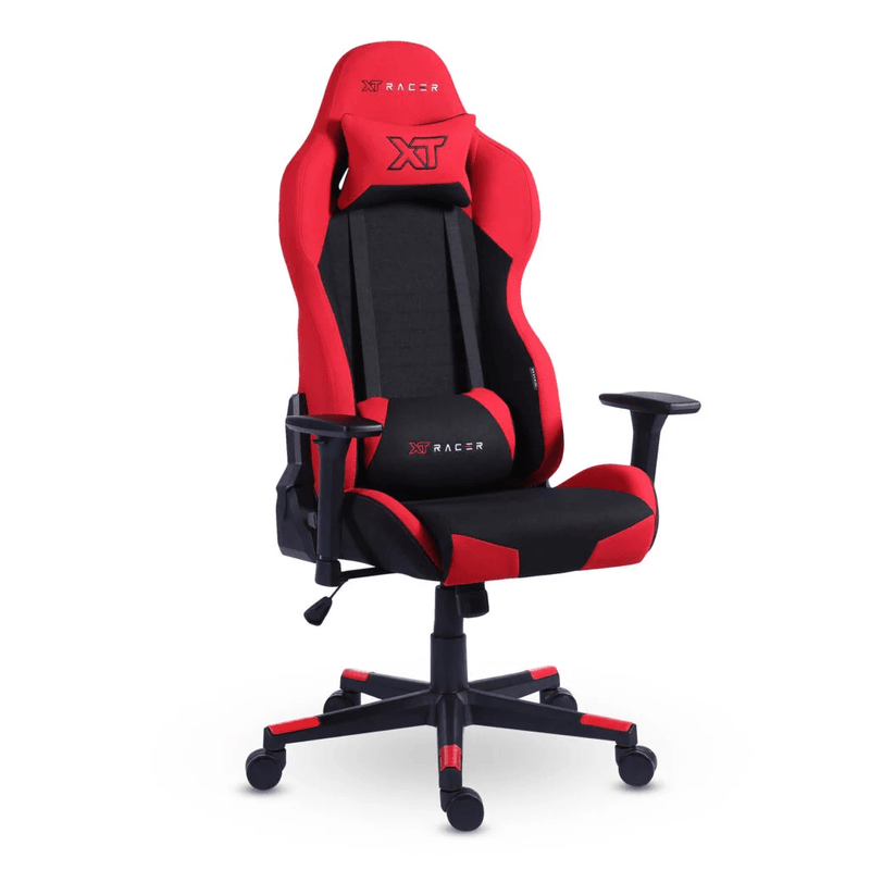 CADEIRA GAMER E ESCRITÓRIO XT RACER DEFENDER VERMELHA (ATENDE NORMA NR17)