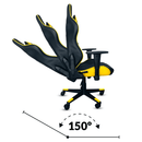 CADEIRA GAMER E ESCRITÓRIO XT RACER VIKING AMARELA