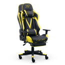 CADEIRA GAMER E ESCRITÓRIO XT RACER VIKING AMARELA COM APOIO PARA AS PERNAS