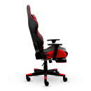 CADEIRA GAMER E ESCRITÓRIO XT RACER VIKING VERMELHA COM APOIO PARA AS PERNAS